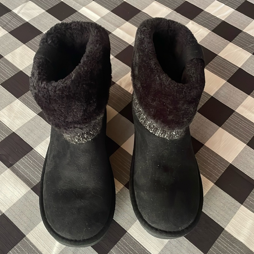 ARIZONA JEAN CO Slip on Suede Booties - womens size 7